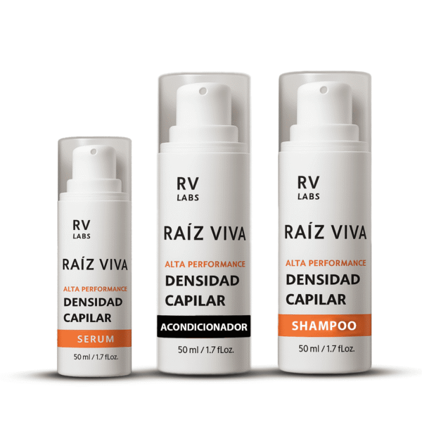 Kit RAIZ VIVA Shampoo, Acondicionador Y Serum De Alta Densidad Con CAPIXYL 5%